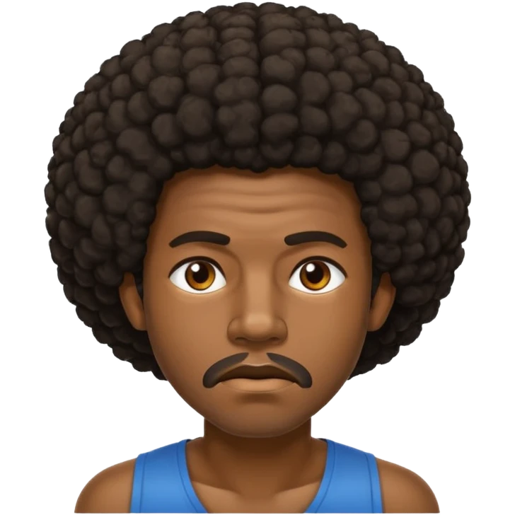 hombre afroamericano cansado de correr  emoji