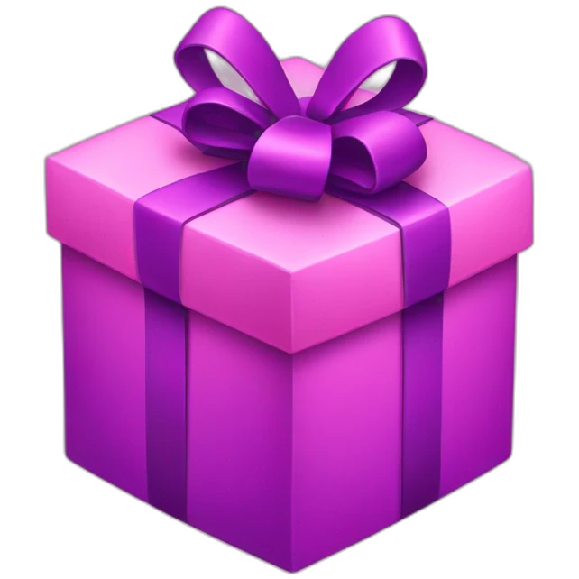 pink and purple gift box emoji