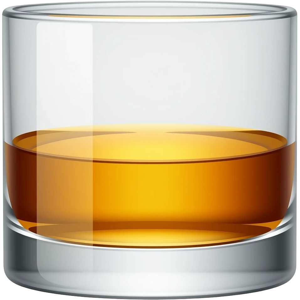 make me just this one on a whisky glass emoji