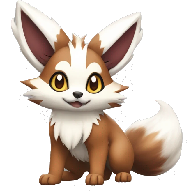 Furret Eevee Lycanroc emoji