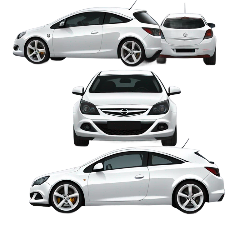 Opel Astra h gtc panoramic black emoji