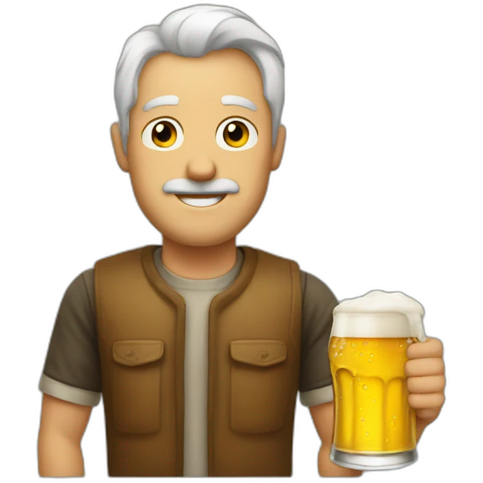 beer man emoji