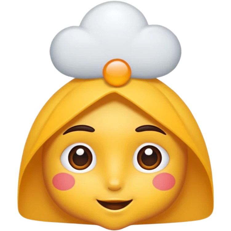 Beyaz boynu bükük gül emoji