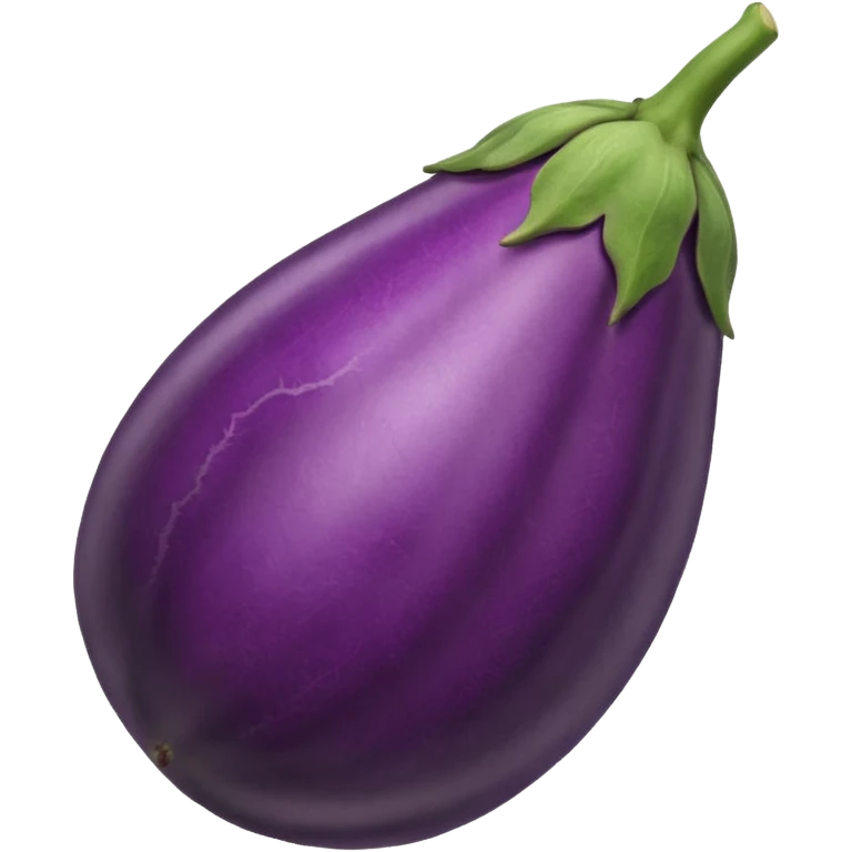 eggplant with veins emoji