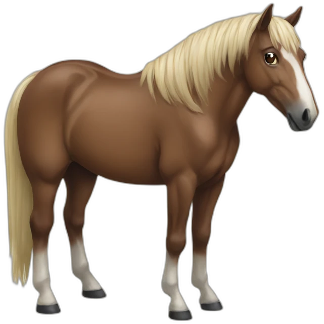 horse-with-pants emoji