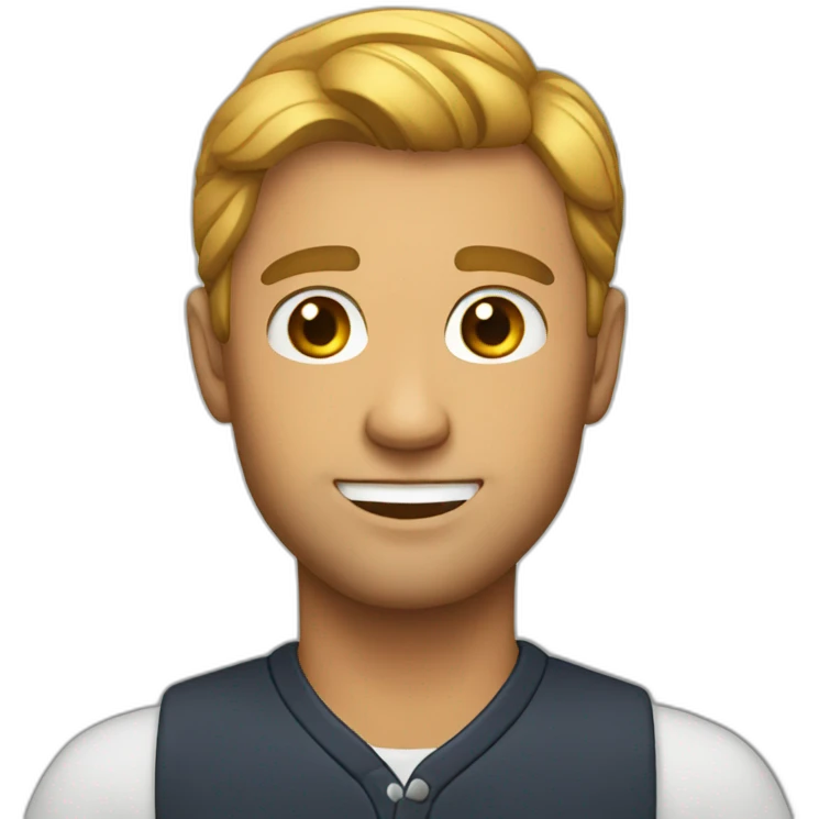 Handsome man emoji