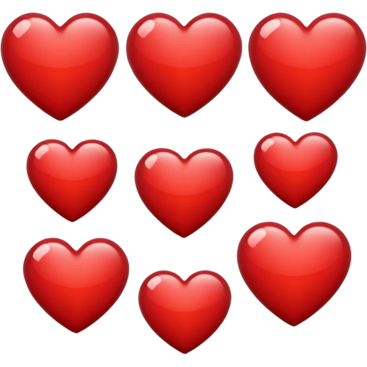 Beautiful hearts emoji