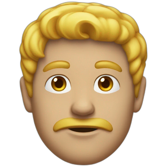 Mann-grauhaarig-without-bart emoji