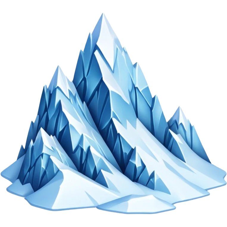 ice mountains emoji