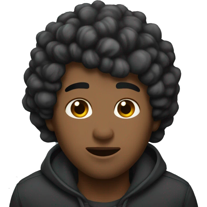 Corazón negro frio  emoji
