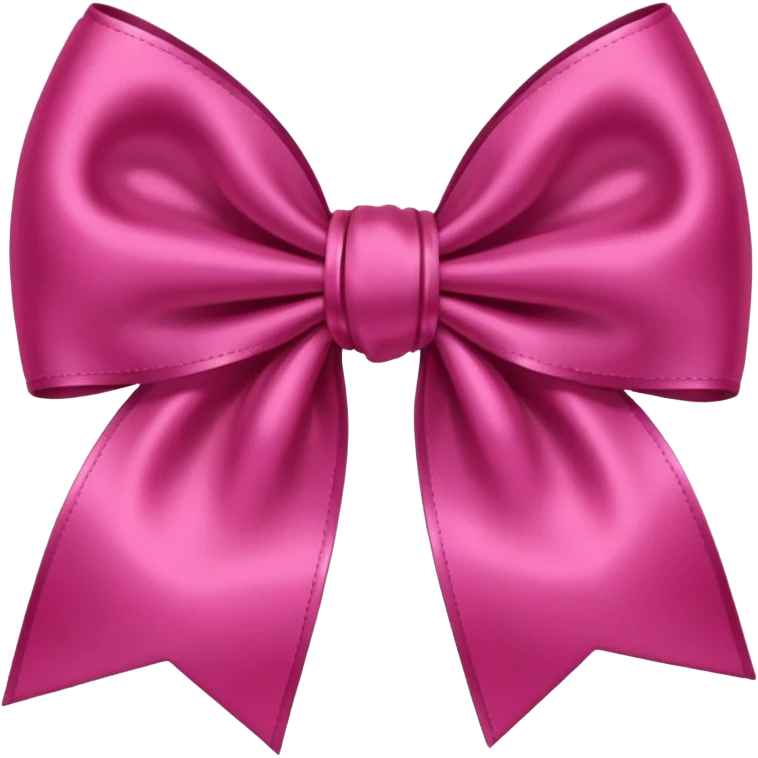 dark pink bow emoji