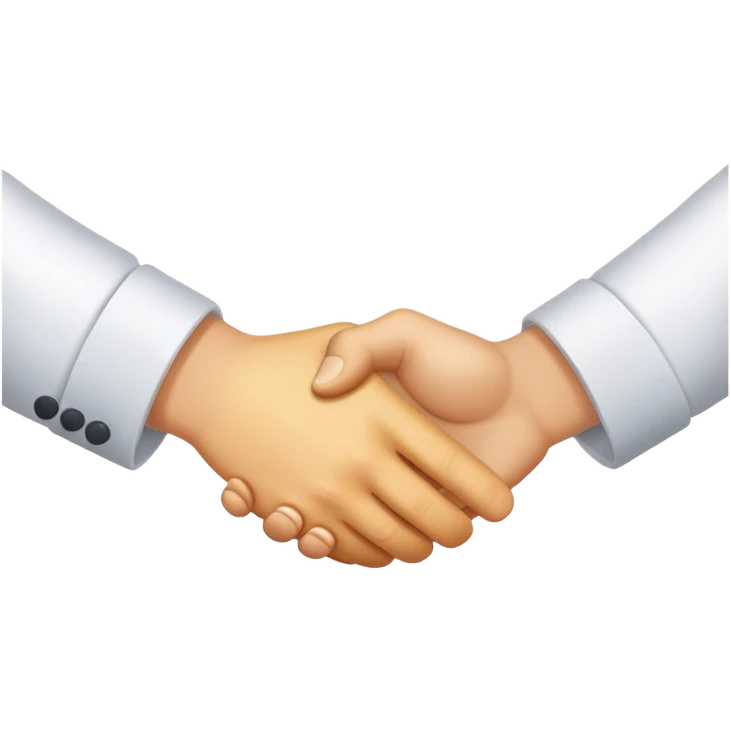 Hand shake emoji