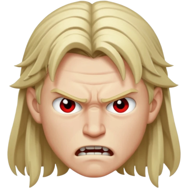 thorfinn angry face Kid Long hair  emoji
