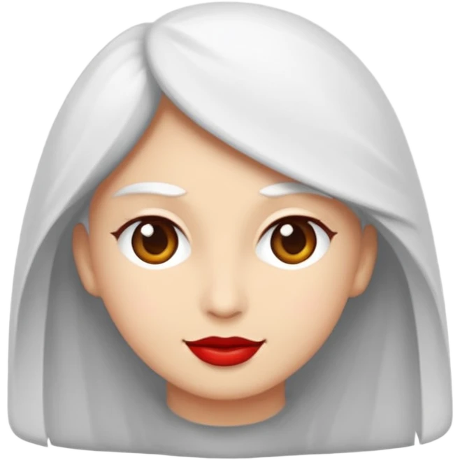 kadın kırmızı küpeli sarışın emoji