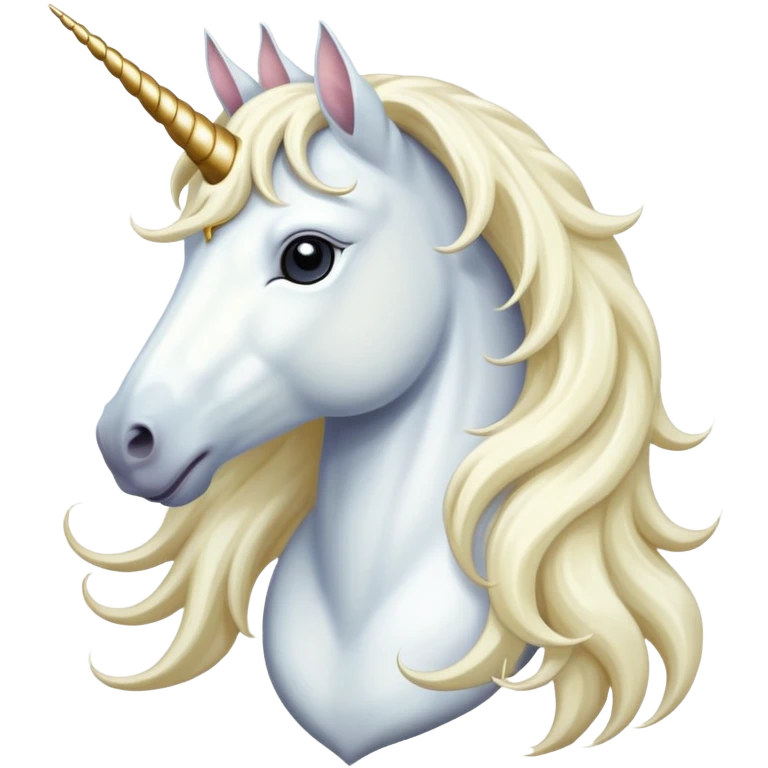 white unicorn emoji