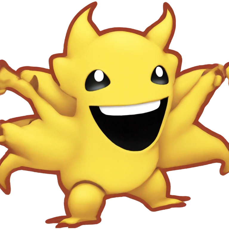 happy pokemon smiling at camera emoji