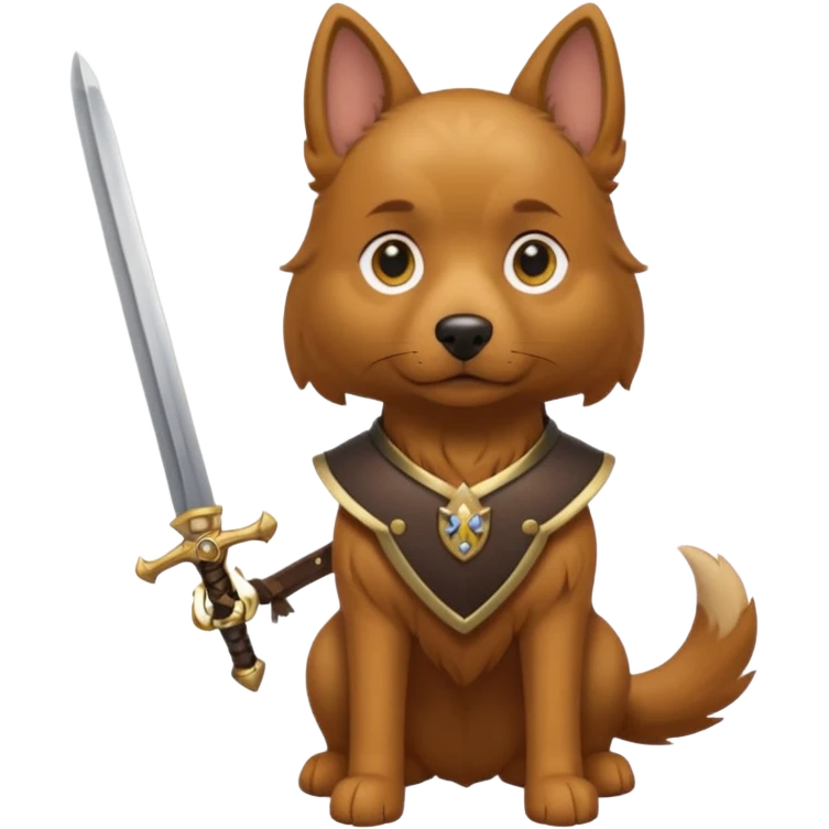 собака з мечем emoji