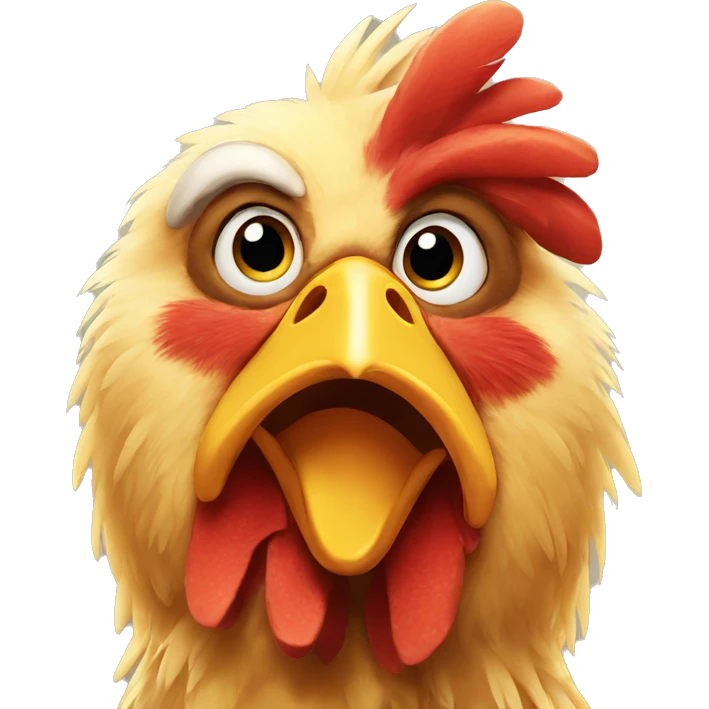 chicken emoji