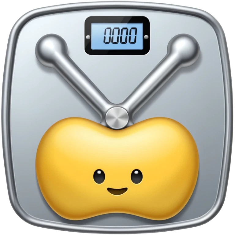 Digital weight scale emoji