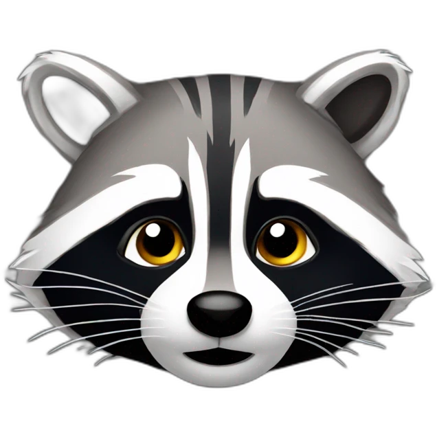 Stop racoon emoji