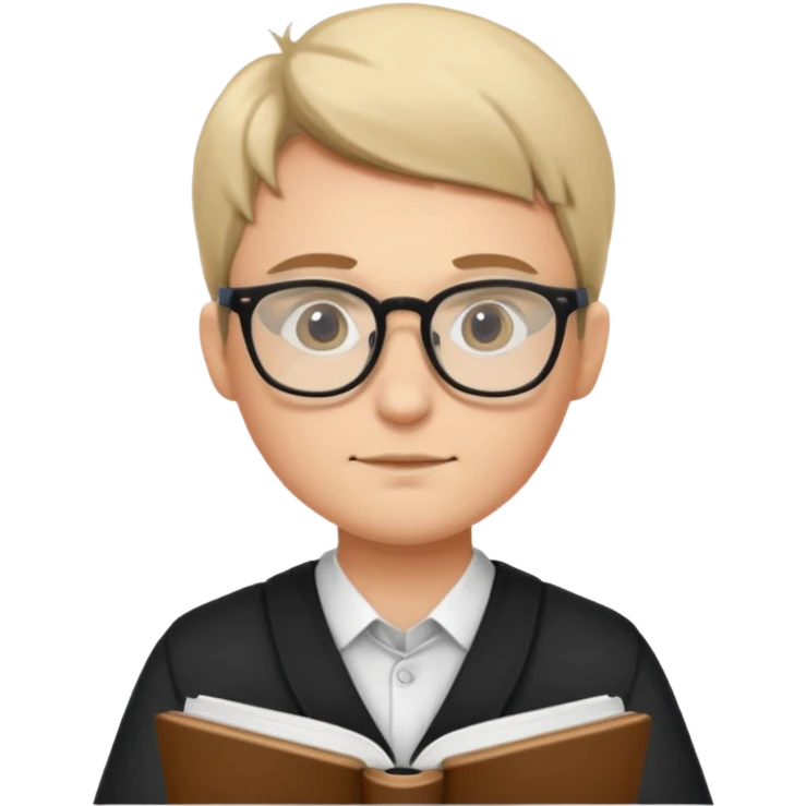 студент учится с дисциплиной и фокусом emoji