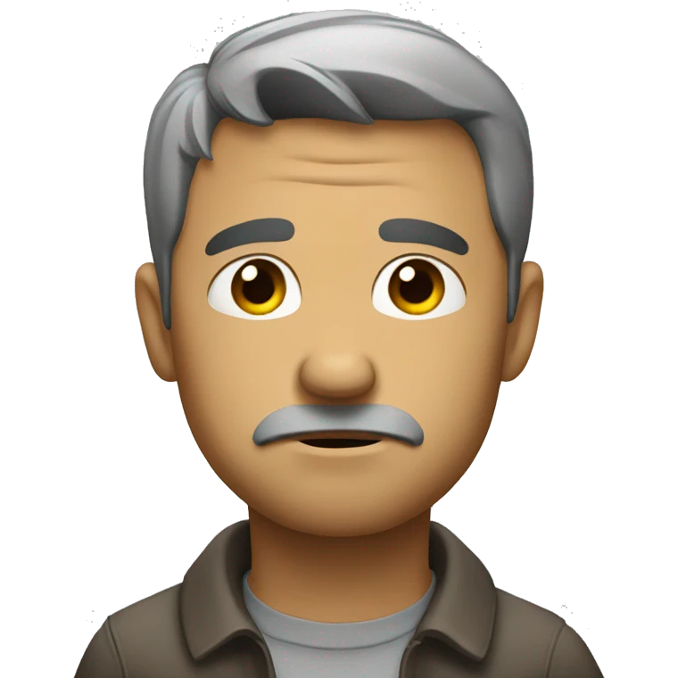 Sad handsome man emoji