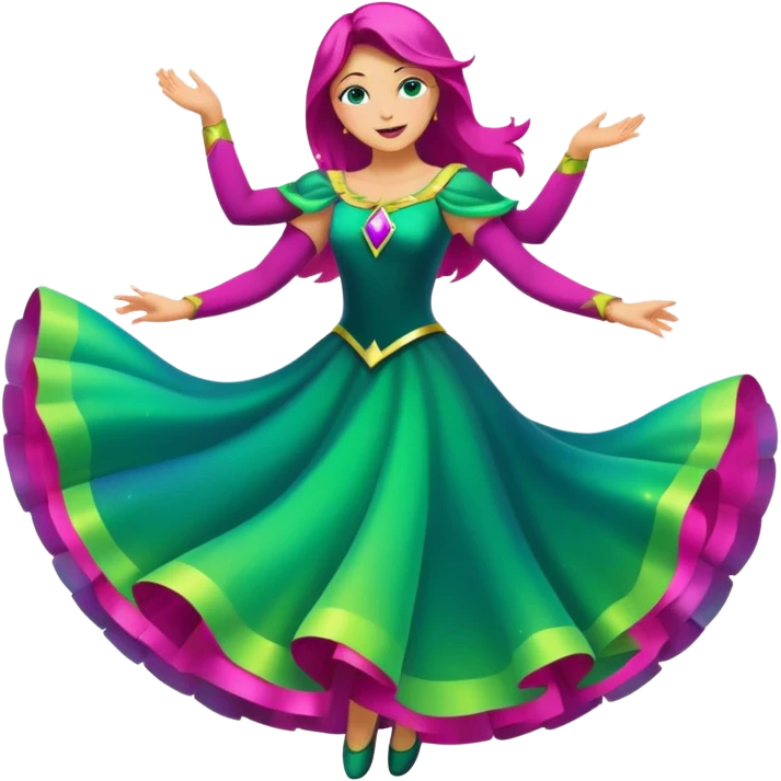 something that represents the aurora emoji