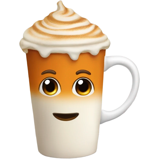 pumpkin latte emoji