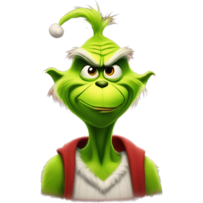 Grinch on the house emoji