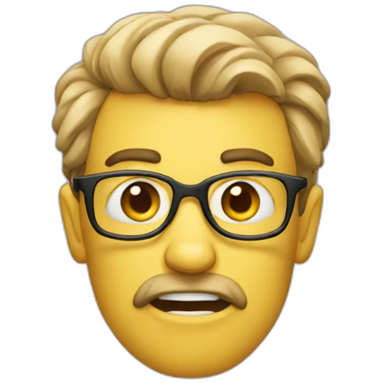 Mad writer emoji
