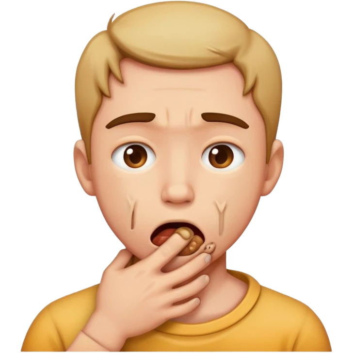 Choking person  emoji