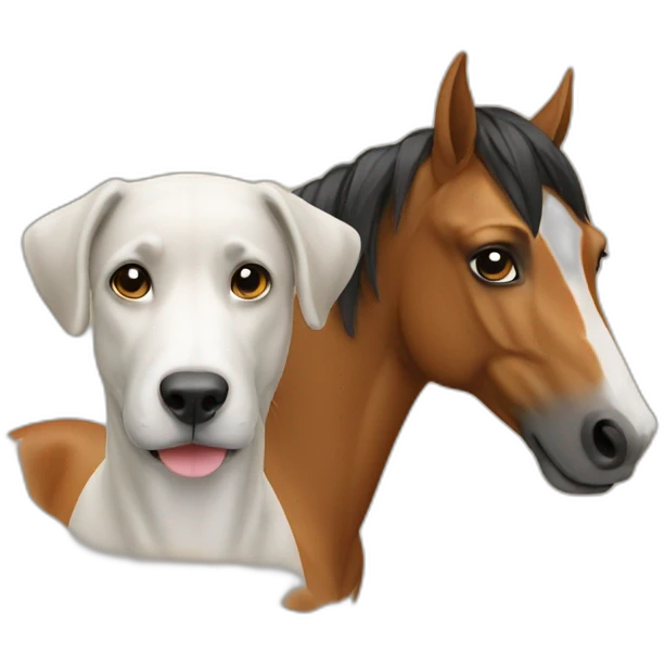 horse and dog emoji