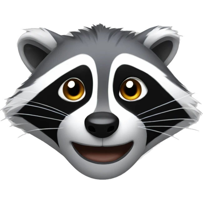 racoon head emoji