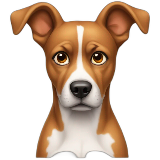 Guilty dog emoji