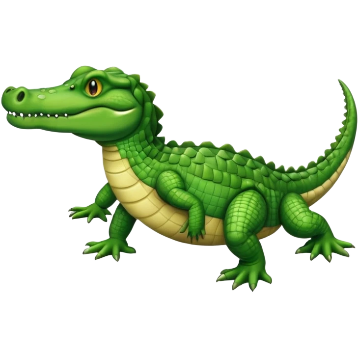 crocodile whole body emoji