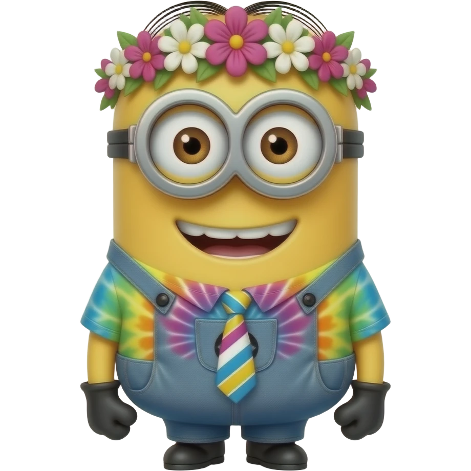 hippie minion emoji