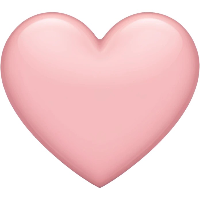 pale pink heart emoji