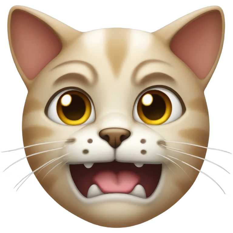 angry cat emoji