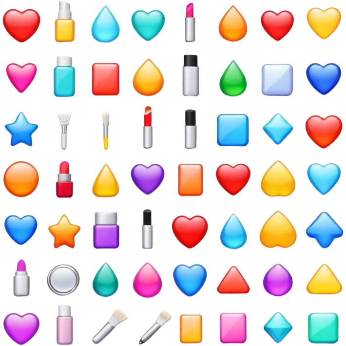 Cosmetic emoji