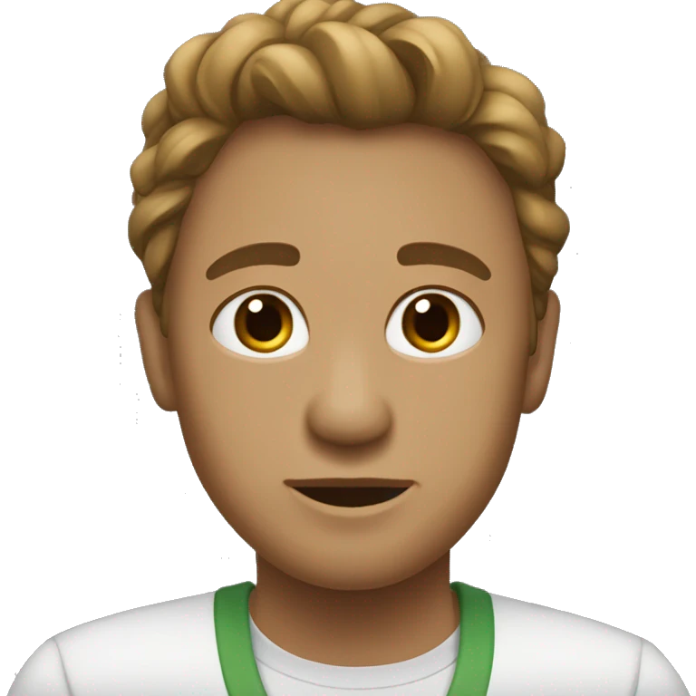 Девушка с алыми волосами и зелеными глазами emoji