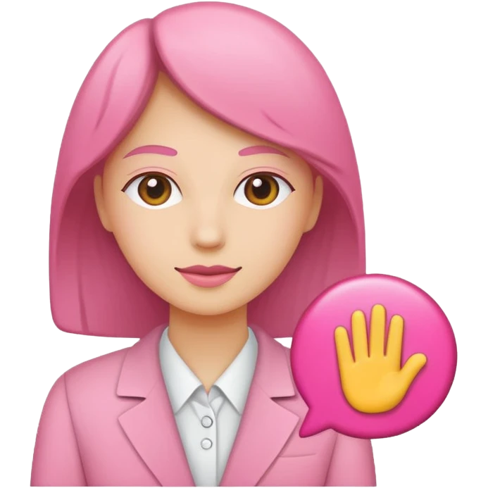 sale representative pink icon emoji
