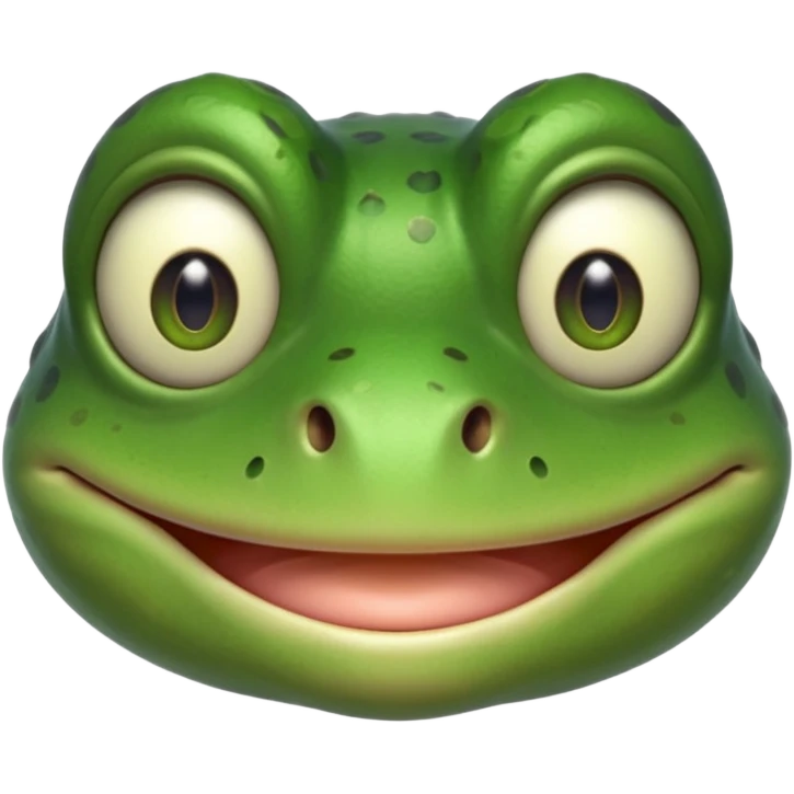 Frog face emoji