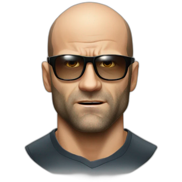 very angry Jason Statham glasses emoji