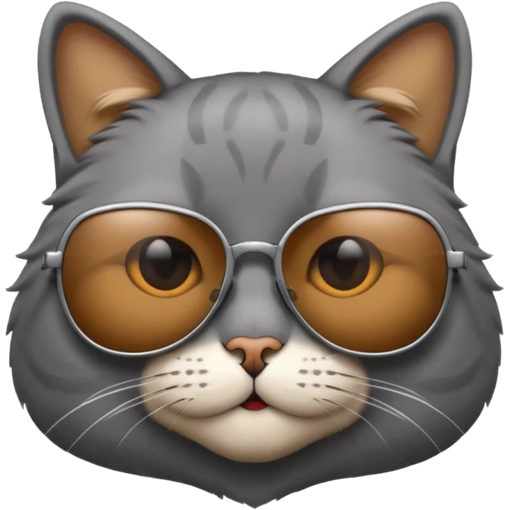 Cat wearing sunglasses emoji
