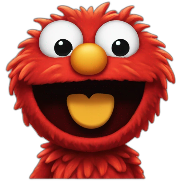 Elmo mewing  emoji