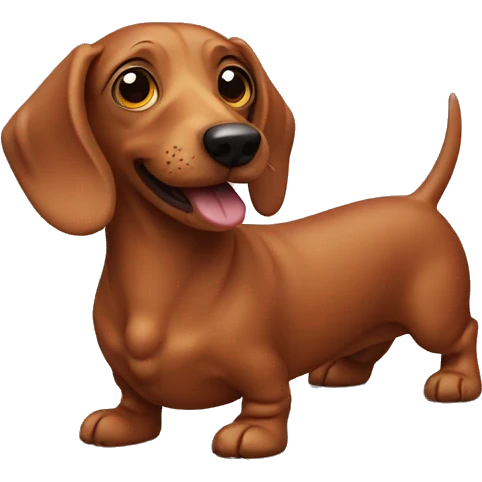 Sausage dog  emoji