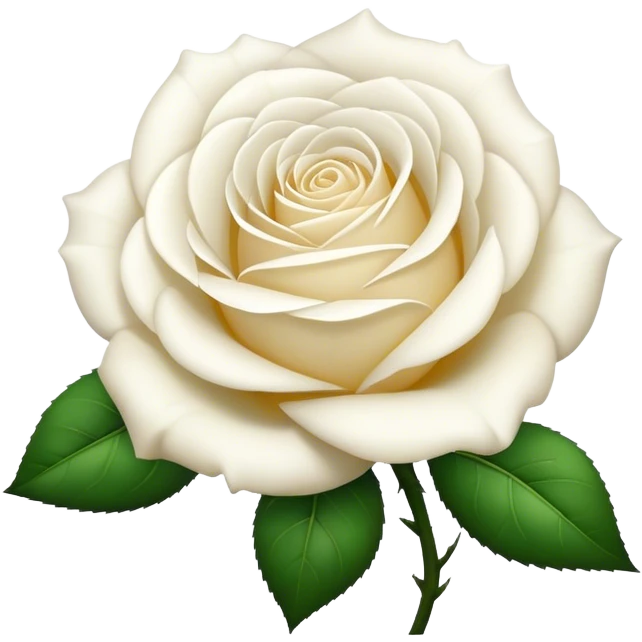 White rose emoji