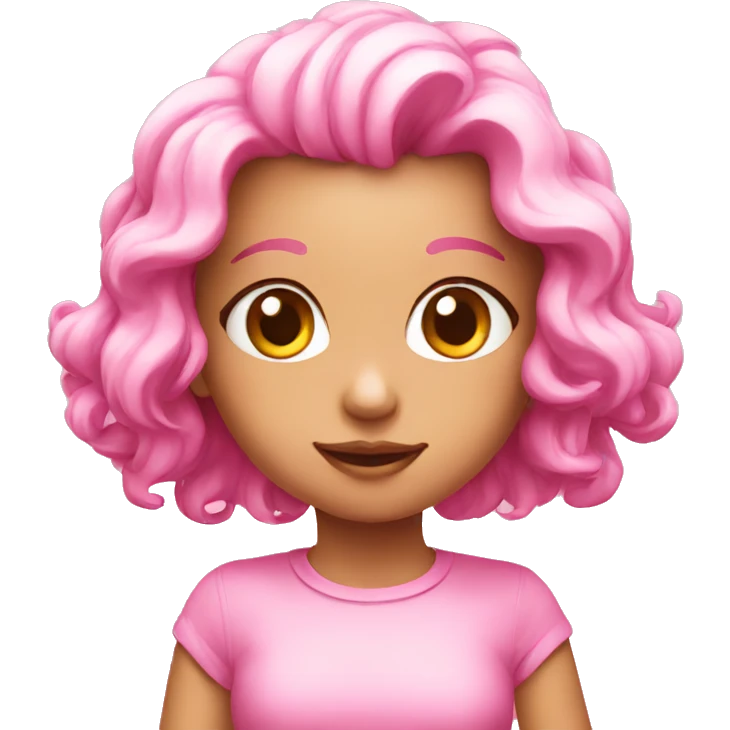 cute pink emoji