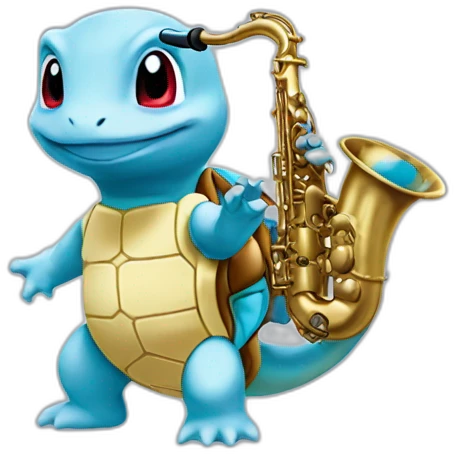 Saxophone Squirtle  emoji
