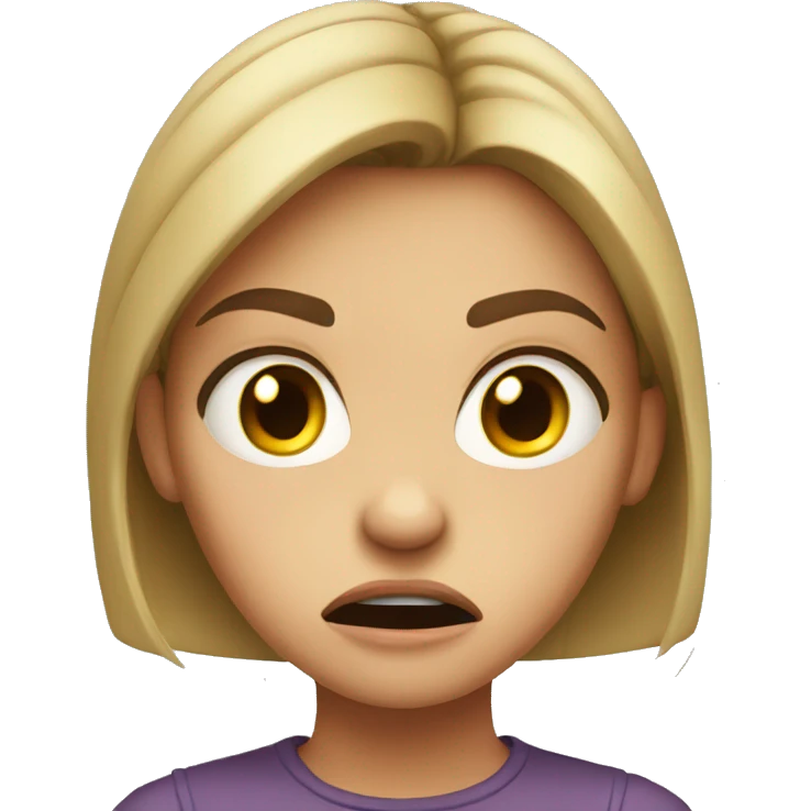angry girl emoji